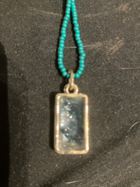 All That Glitters Is  Green + Gold Necklace