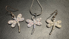 Dragonfly Necklace/Ear Ring Set