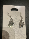 Crystal Paw Print Earrings